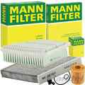 MANN FILTER INSPEKTIONSPAKET passend für TOYOTA AVENSIS T27 2.0+2.2 D-4D / 08-