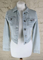 HOLLISTER Damen kurze Jeansjacke Größe: Small sehr guter Zustand