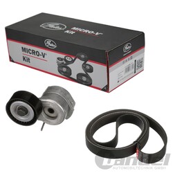 GATES Micro-V Kit KEILRIPPENRIEMEN-SATZ passend für ALFA ROMEO MITO FIAT