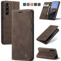 für Samsung S23 S22 A14 A54 S20 FE S21 Hülle Magnet Tasche Handy Schutz Case