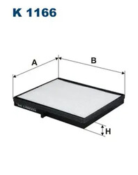 Innenraumfilter Partikelfilter K 1166 FILTRON für CHEVROLET DAEWOO