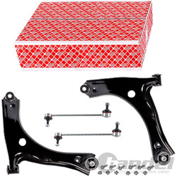 FEBI QUERLENKER+KOPPELSTANGE VORNE passend für FORD TOURNEO TRANSIT V362 V363