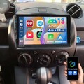 Für Mazda 2 2007-2013 Carplay 9'' Autoradio Android 13 BT GPS Sat Nav WIFI 4+64G