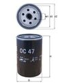MAHLE Ölfilter Oelfilter Oil Filter OC 47
