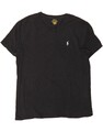 POLO RALPH LAUREN Herren Custom Slim Fit T-Shirt Oberteil Large Grau Baumwolle AX02