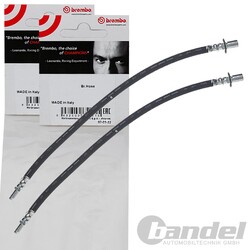 2X BREMBO BREMSSCHLÄUCHE VORNE BEIDSEITIG PASSEND FÜR TOYOTA HILUX LAND