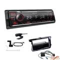 Kenwood DAB Receiver Autoradio Bluetooth für Volkswagen VW Polo 6R piano black 