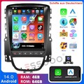 Carplay 4+64G Android14 FM GPS Nav WiFi Autoradio Für Opel Astra J 2009-2014 KAM
