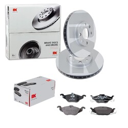 NK BREMSSCHEIBEN 256mm + BELÄGE VORNE passend für OPEL ASTRA GVA 256x24mm 4-Loch | Bitte Einschränkungen beachten