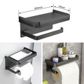 WC Toilettenpapierhalter Klopapierhalter Klorollenhalter Edelstahl ohne Bohren