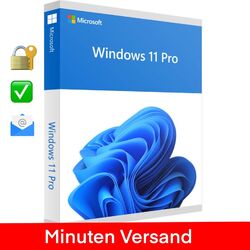 Windows 11 Pro Key Produktschlüssel✅ Vollversion E-Mail Download✅Mail Versand✅ DE Rechnung 19% ✅