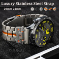 Edelstahl Metall Armband für Huami Amazfit GTR 4 2 3 Pro 47mm GTS 4 Mini 3 2 2e