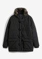 Funktions-Winterjacke mit Kapuze Gr. 56 Schwarz Herren Stepp-Jacke Parka Neu*
