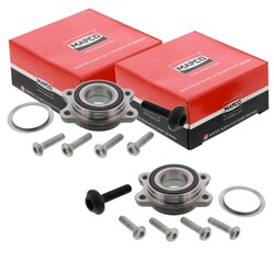 2X MAPCO RADLAGER-SATZ VORNE HINTEN passend für AUDI A6 A8 R8 VW PHAETON