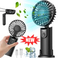 Mini Tisch Lüfter Leise Ventilator Clip Tischventilator 2400mAh Akku  USB Fan
