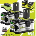 18V 9Ah 12Ah Akku für RYOBI One Plus Lithium RB18L50 P108 P109 8.0Ah Batterie DE