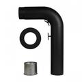 Ø 150 mm Abgasrohr Rauchrohr 2 mm Kaminrohr Ofenrohr Bogen Rosette Wandfutter...
