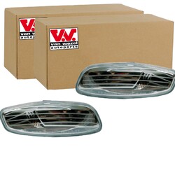 2X VAN WEZEL BLINKER SATZ KLARGLAS AUßENSPIEGEL passend für CITROËN C3 C4 DS3 DS