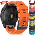 Quick Fit Silikon Armband Für Garmin Fenix E 8 7 7X 6X 6 Pro 5 5X 3HR 965 Ersatz