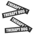  2 Pairs Reflective Dog Vest Halter Patches Hundesticker Westenaufkleber