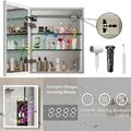 Bluetooth Spiegelschrank Badschrank Badspiegel Wandspiegel LED mit Steckdose DE