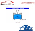 SATZ BREMSBELÄGE BREMSKLÖTZE HINTEN ATE 130460-49562 P FÜR CITROËN XANTIA,XM