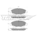 1x ORIGINAL® Tomex Brakes TX 12-50 Bremsbelagsatz, Scheibenbremse Vorne, inkl.