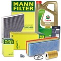 MANN-FILTER ÖLFILTER LUFTFILTER INNENRAUMFILTER CASTROL 5W-30 LL 32083732