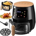 6L Heißluftfritteuse Heissluft Friteuse Air Fryer Digital Fritteuse Heißluft NEU