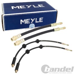 4x MEYLE BREMSSCHLAUCH VORNE + HINTEN passend für VW MULTIVAN TRANSPORTER T5