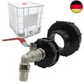 IBC Tank Auslaufhahn, IBC Wassertank Adapter S100x8 / S60X6 Grobgewinde - 3/4"