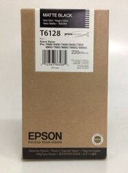 Original Epson T6128 Matte Black Tintenpatrone ungeöffnet (MHD 12/2012)