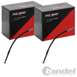 2X MAXGEAR BREMSSCHLÄUCHE VORNE BEIDSEITIG PASSEND FÜR FORD FIESTA FUSION MAZDA