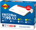 AVM FRITZ!Box 7590 AX (Wi-Fi 6) VDSL/ADSL Wi-Fi 6 WLAN-Mesh-Router 3600 Mbit/s