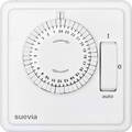 Suevia SU280447 Unterputz-Zeitschaltuhr analog Tagesprogramm 1200 W IP20