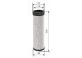Sekundärluftfilter BOSCH F 026 400 333 Filtereinsatz für NEW TL TN 90 CASE JX