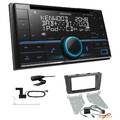 Kenwood 2-DIN Autoradio Bluetooth für Skoda Octavia II 2004-2013 schwarz