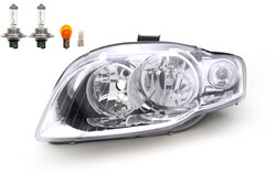 Scheinwerfer passend für Audi A4 8E 11/04-06/08 Links Fahrerseite + Leuchtmittel