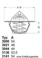 BorgWarner (Wahler) 3000.83 Thermostat, Kühlmittel für ALFA ROMEO BUICK