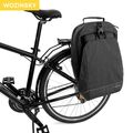Fahrradtasche Gepäckträgertasche Rucksack Reisetasche Wasserdicht Wozinsky 40 L 
