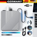 USB 3.0 Externes CD/DVD Laufwerk Brenner Player mit Type C für Laptop Windows 11