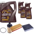 Inspektionspaket MANNOL 0W-20 Legend Formula C5 9L für Land Rover Defender