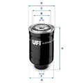 UFI Kraftstofffilter 24.374.00 für FORD MAZDA METROCAB TOYOTA VW