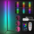 LED Stehleuchte RGB Farbig Farbwechsel Stehlampe Eckleuchte Schlafzimmer 7W DE