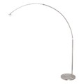 Stehleuchte Bogenleuchte Standlampe höhenverstellbar ohne Lampenschirm H 180 cm
