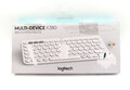 Logitech K380 Multi-Device Bluetooth Tastatur - Weiß QWERTY Spanisch