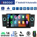 Android 14 Für Fiat Linea Grande Punto 7" Autoradio 2+64G Carplay GPS NAVI WIFI