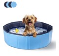 Pool für Hunde,Katzen , Faltbar, Planschbecken, Swimmingpool , 80x20cm, Blau
