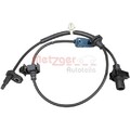 1x Sensor, Raddrehzahl METZGER 09001181 passend für HONDA
