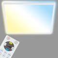 Briloner SLIM - LED-Panel, dimmbar, ultraflach, weiß, CCT, 22 W, Fernbedienung